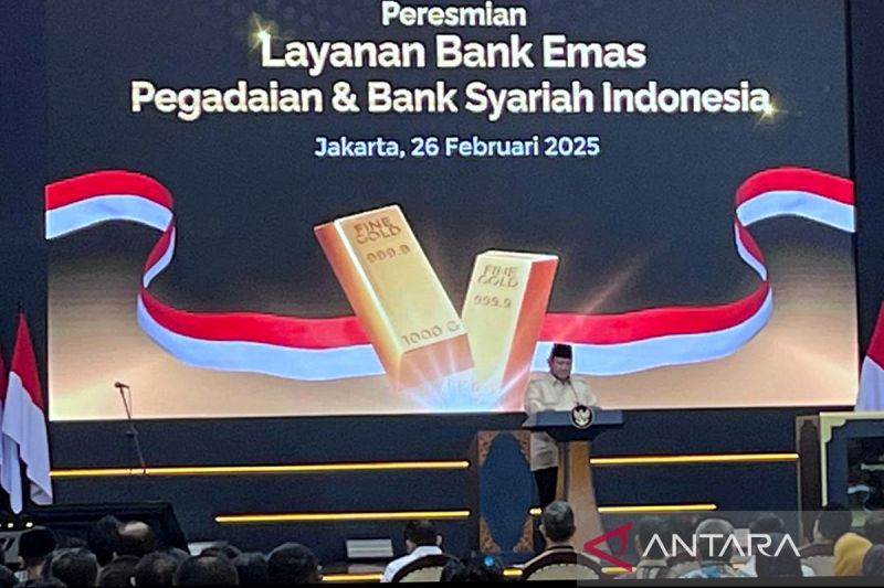 Presiden resmikan Bank Emas pertama di Indonesia