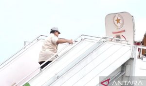 Prabowo bertolak ke Jakarta usai tutup retret kepala daerah di Akmil