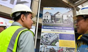Gibran tinjau renovasi Pasar Terban, pastikan rampung Juli 2025