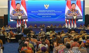 Hadiri sarasehan ekonomi, Prabowo akui komunikasi pemerintah kurang