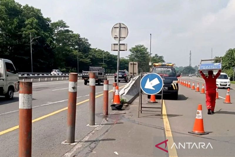 Rekayasa lalu lintas contraflow di Tol Jagorawi arah Puncak dihentikan