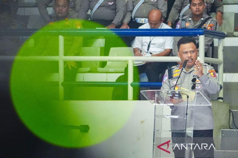 Polri turunkan ribuan personel amankan upacara Hari Bhayangkara