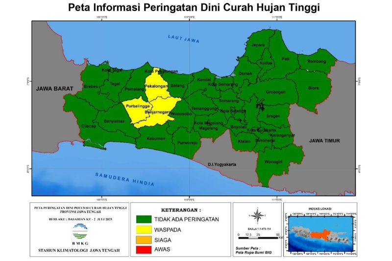 BMKG: Waspadai potensi bencana hidrometeorologi pada musim kemarau