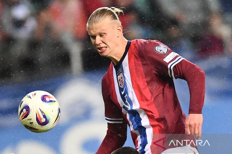 Haaland janji berlatih usai dua penaltinya gagal saat hadapi Israel