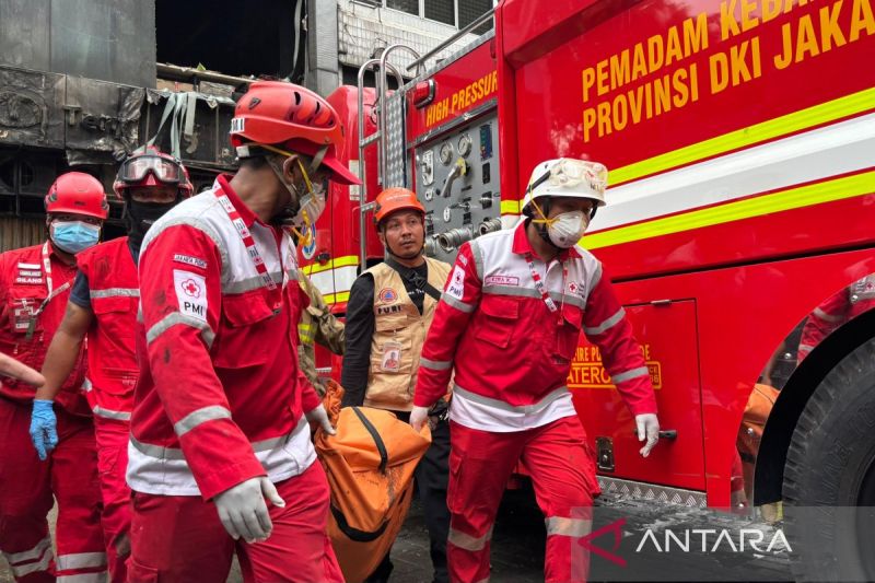 Kebakaran ruko Jakpus, korban tewas jadi 17 orang