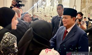 Probowo beri ucapan ulang tahun kepada mahasiswi RI di Yordania