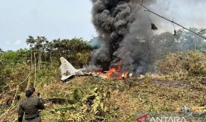 Pesawat Hercules jatuh di Kolombia, 66 tentara dan polisi tewas