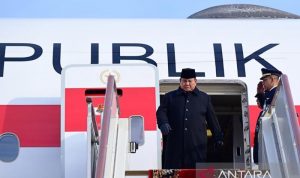 Presiden tiba di Rusia, perkuat kemitraan di tengah dinamika global