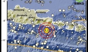 Gempa M5,1 guncang Jember Selasa sore, tidak berpotensi tsunami