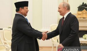 Presiden Putin sampaikan ucapan HUT RI kepada Presiden Prabowo