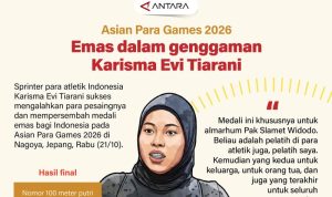 Asian Para Games 2026: Emas dalam genggaman Karisma Evi Tiarani