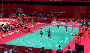 Leani/Hikmat persembahkan emas pertama dari para bulu tangkis