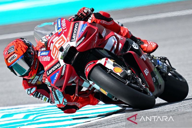 Marquez melesat di FP1 MotoGP Malaysia, Martin tertahan di posisi 20